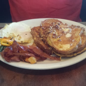 Bumbleberry Flats - Pecan french toast with eggs and potatoes on the build your own breakfast menu - American Near Me - Laughlin, Nevada Bumbleberry Flats - Pecan french toast with eggs and potatoes on the build your own breakfast menu - American Near Me - Laughlin, Nevada