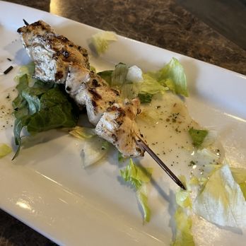 Frog and the Crown - Grilled chicken for the salad. Oily - American Near Me - Toronto, Ontario