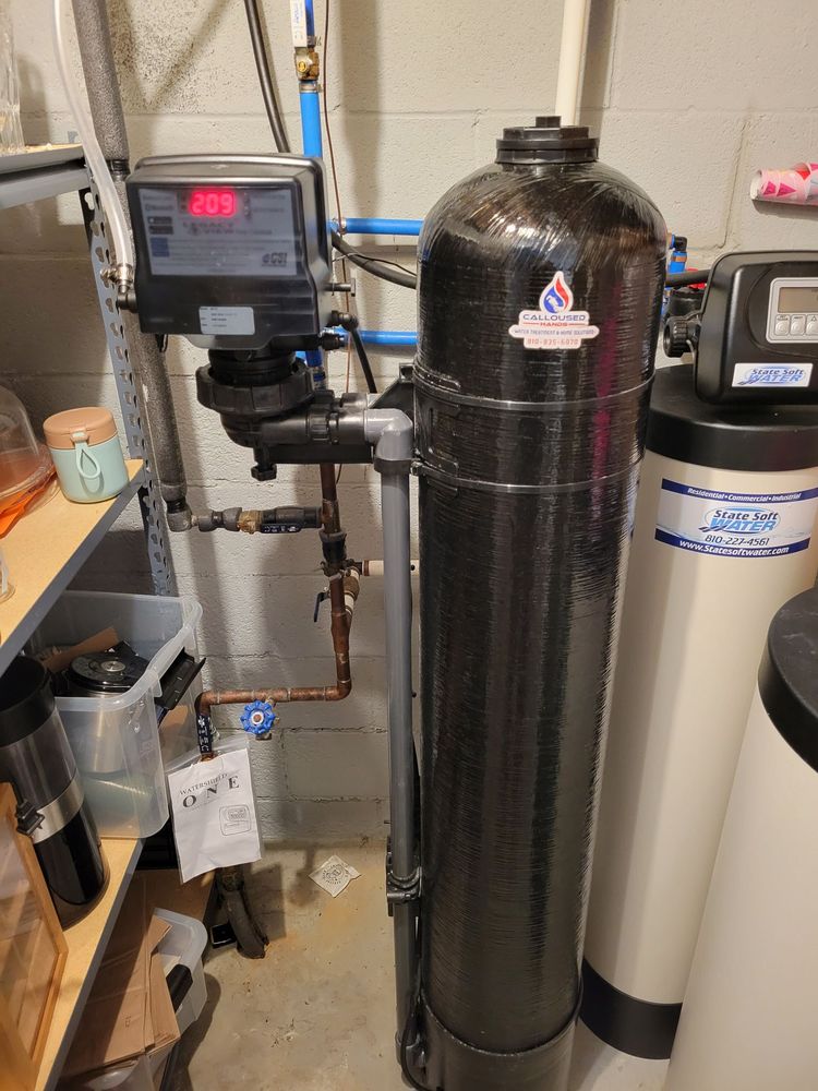 Slide of Calloused Hands Water Treatment & Plumbing Service