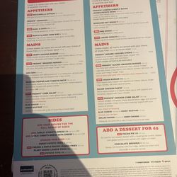 T G I Fridays - Special menu