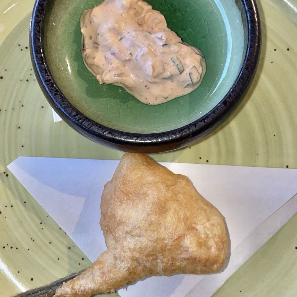 Naʻau - Kona Kampachi Two Ways - 1. Kama in ginisang w/ green beans & okra & 2. wing w/ kimchi style sauce - Hawaiian Near Me Naʻau - Kona Kampachi Two Ways - 1. Kama in ginisang w/ green beans & okra & 2. wing w/ kimchi style sauce - Hawaiian Near Me