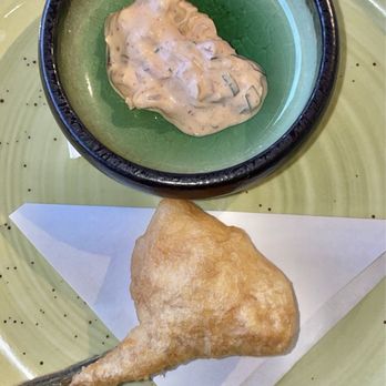 Naʻau - Kona Kampachi Two Ways - 1.  Kama in ginisang w/ green beans & okra & 2. wing w/ kimchi style sauce - Hawaiian Near Me