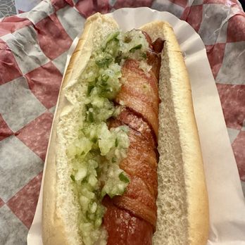 Hotdoggers - Bacon Wrapped (no mustard) - Hot Dogs Near Me - Charlevoix, Michigan