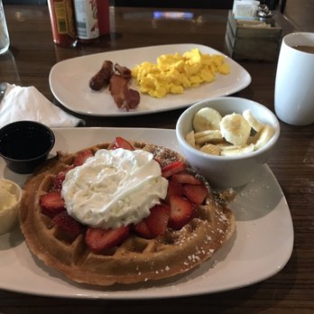 The Scratch Room - Single waffle with berries, combo. - Breakfast & Brunch Near Me - Anaheim, California The Scratch Room - Single waffle with berries, combo. - Breakfast & Brunch Near Me - Anaheim, California
