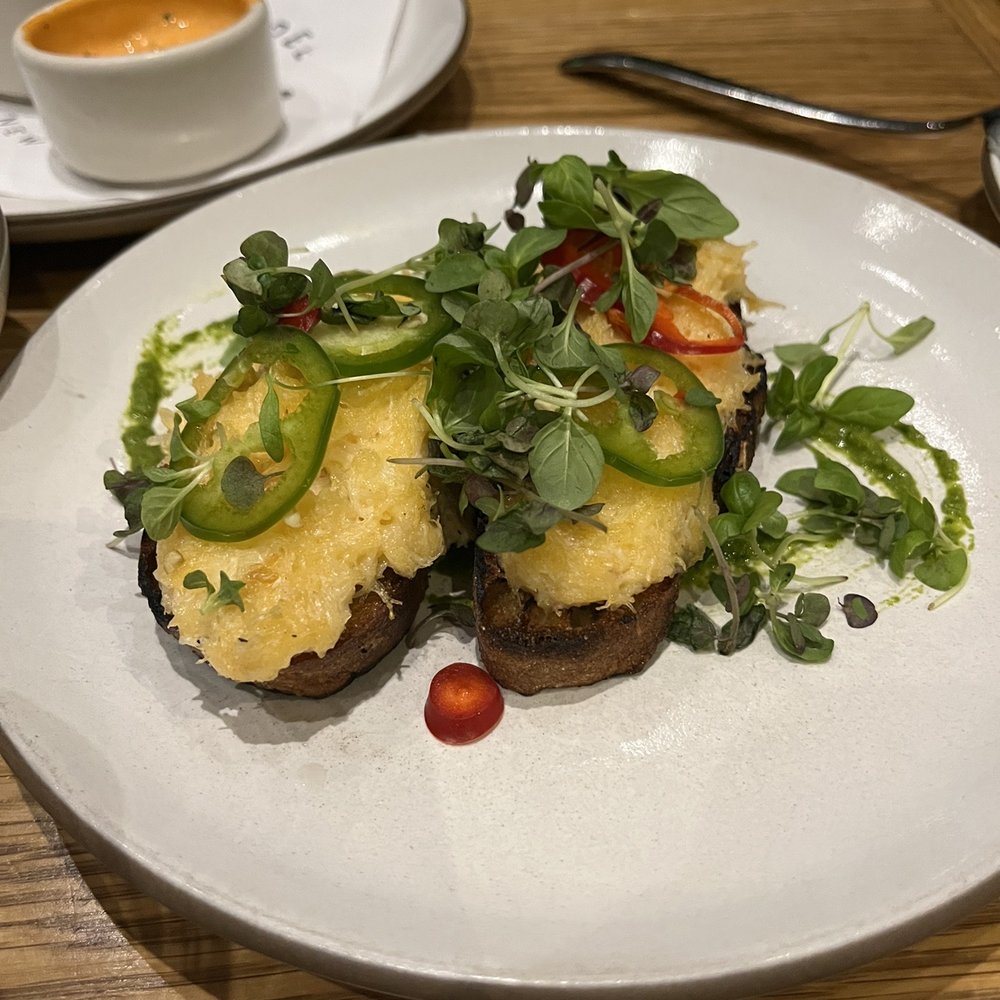 Chickadee - Jonah crab toast - good - New American Near Me - Boston, Massachusetts