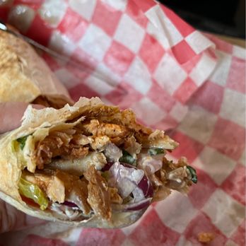 Buffalo Fresh - Inside chicken shawarma wrap! - Middle Eastern Near Me - Buffalo, New York Buffalo Fresh - Inside chicken shawarma wrap! - Middle Eastern Near Me - Buffalo, New York