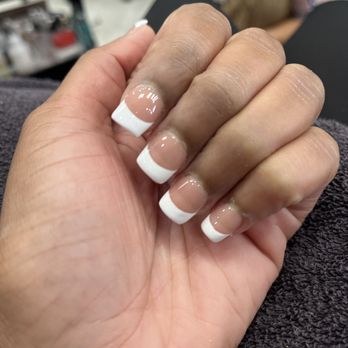 Brea Nails - Perfect French Tip done by Sunny!! - Nail Salons Near Me - Spring Valley, California