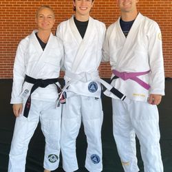 Gracie Jiu Jitsu Oklahoma City NW - Drydin got his first stripe!