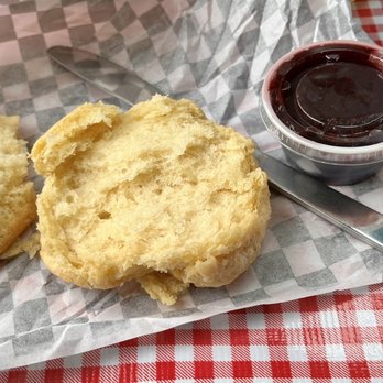 Pine State Biscuits - Biscuit with butter and marionberry jam - Breakfast & Brunch Near Me - Portland, Oregon Pine State Biscuits - Biscuit with butter and marionberry jam - Breakfast & Brunch Near Me - Portland, Oregon