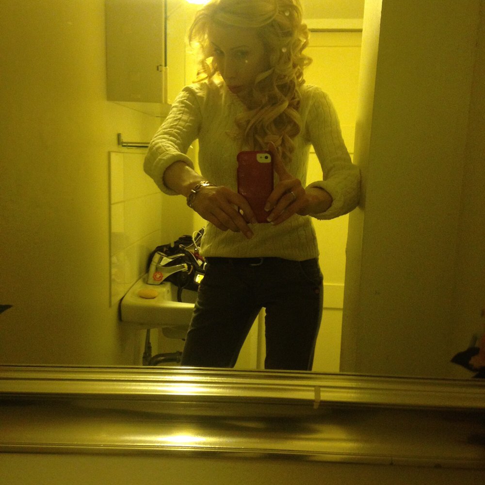 Colours International - A bounty of fresh blonde and curls at Colours International. I was so happy with my hair that a took a tacky selfie in the loo. - Hair Salons Near Me - Helsinki, 18