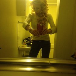 Colours International - A bounty of fresh blonde and curls at Colours International. I was so happy with my hair that a took a tacky selfie in the loo.