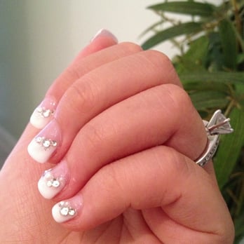 Salon Chérie - Wedding nails! Thanks miho! - Nail Salons Near Me - Honolulu, Hawaii