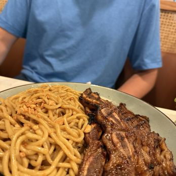 Four Seasons - Vietnamese Kitchen - Garlic noodles with Galbi short ribs - Vietnamese Near Me - Reno, Nevada Four Seasons - Vietnamese Kitchen - Garlic noodles with Galbi short ribs - Vietnamese Near Me - Reno, Nevada
