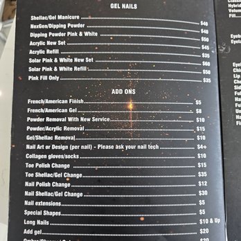 M Nail Lounge - Nail services menu - Nail Salons Near Me - Allen, Texas