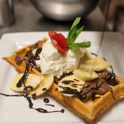 Iron Roost - Nutty 'Nana Nutella, banana, house made whipped cream, chocolate sauce