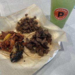 Asada, arrachera, adobada tacos Asada, arrachera, adobada tacos