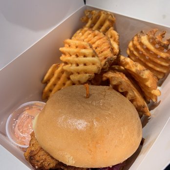 DoughBird - Chicken sandwich with waffle fries - Chicken Shop Near Me - Moab, Utah