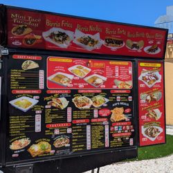 El Armando's Mexican Food Poway - Menu for the drive through...