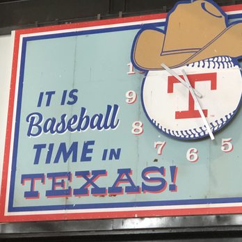 Globe Life Field - Clock by concessions - Stadiums & Arenas Near Me - Arlington, Texas