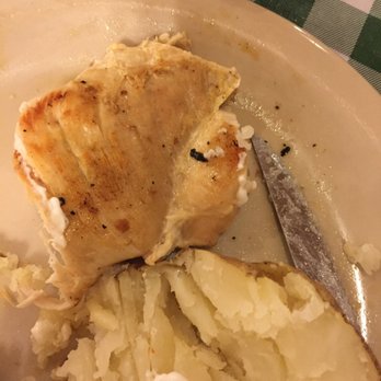 Pine Country Restaurant - Chicken breast with baked potato. Sorry for the bad photo. - Breakfast & Brunch Near Me - Williams, Arizona Pine Country Restaurant - Chicken breast with baked potato. Sorry for the bad photo. - Breakfast & Brunch Near Me - Williams, Arizona