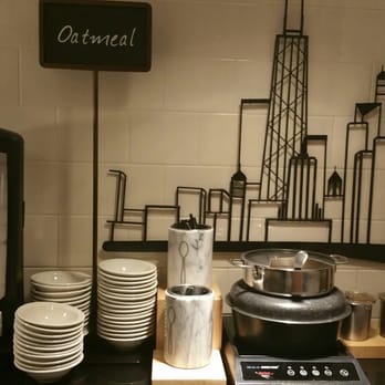 Embassy Suites by Hilton Chicago Downtown Magnificent Mile - Nice looking Oatmeal station - Hotels Near Me - Chicago, Illinois
