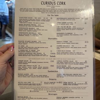 Curious Cork Wine & Provisions - Menu - Wine Bars Near Me - Orlando, Florida Curious Cork Wine & Provisions - Menu - Wine Bars Near Me - Orlando, Florida