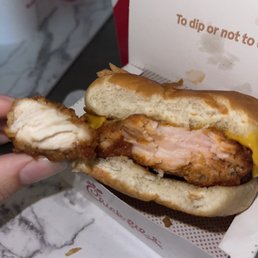 Under cooked sandwich Under cooked sandwich