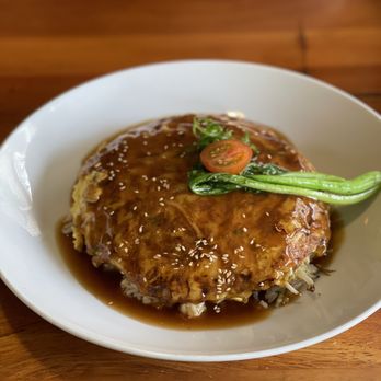 Pagoda Floating Restaurant - Egg Fooyong with Lupcheong Fried Rice - Hawaiian Near Me - Honolulu, Hawaii