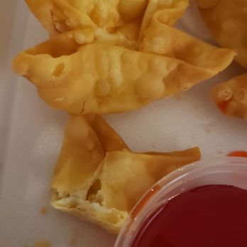 Golden China - "Crab" puffs with no filling. Just badly fried wonton. - Chinese Near Me - Vancouver, Washington Golden China - "Crab" puffs with no filling. Just badly fried wonton. - Chinese Near Me - Vancouver, Washington