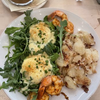 Cafe Seventy Two - Cajun shrimp benedict - Breakfast & Brunch Near Me - Ewing, New Jersey