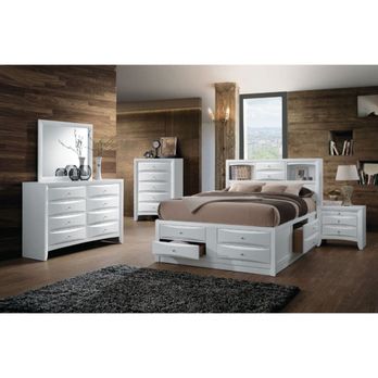 Home Style - http://www.ochomestylefurniture.com/product/white-finish-book-case-queen-size-captains-bed/ - Furniture Stores Near Me - Westminster, California