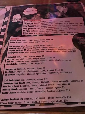 Menu photo 8 Occidental Denver, CO
