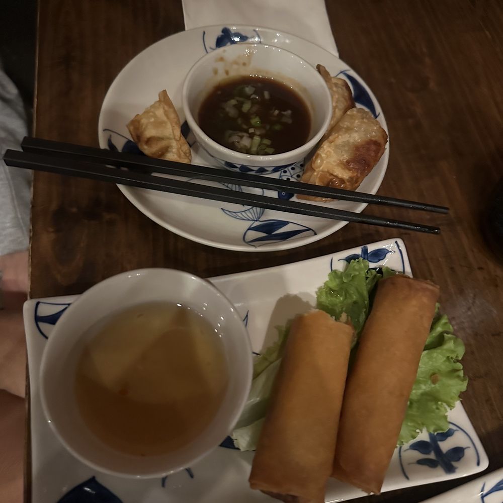 Corner 99 - Pork Potstickers & 2 Piece Egg Rolls - Vietnamese Near Me - Katy, Texas Corner 99 - Pork Potstickers & 2 Piece Egg Rolls - Vietnamese Near Me - Katy, Texas