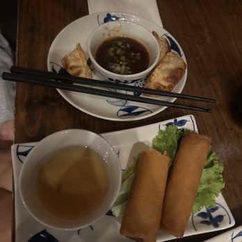 Corner 99 - Pork Potstickers & 2 Piece Egg Rolls - Vietnamese Near Me - Katy, Texas Corner 99 - Pork Potstickers & 2 Piece Egg Rolls - Vietnamese Near Me - Katy, Texas