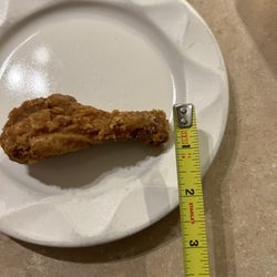 KFC - This is a joke, that's bone and coating!