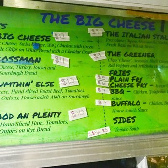 The Big Cheese - MENU - Food Trucks Near Me The Big Cheese - MENU - Food Trucks Near Me