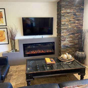 A Sunset Chateau - Fireplace in living area - Bed & Breakfast Near Me - Sedona, Arizona