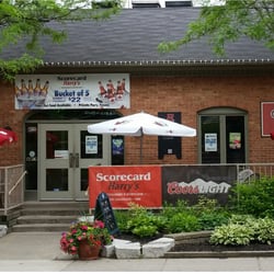 Scorecard Harry's - Gorgeous outdoor patio overlooking Main St.