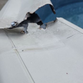 Steve’s Pool Service NJ - Ripped out because he couldn't take out the screws. - Pool & Hot Tub Service Near Me Steve’s Pool Service NJ - Ripped out because he couldn't take out the screws. - Pool & Hot Tub Service Near Me