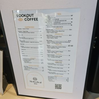 Lookout Coffee - Menu (April 2026, side 1) - Coffee & Tea Near Me - Campbell, California Lookout Coffee - Menu (April 2026, side 1) - Coffee & Tea Near Me - Campbell, California