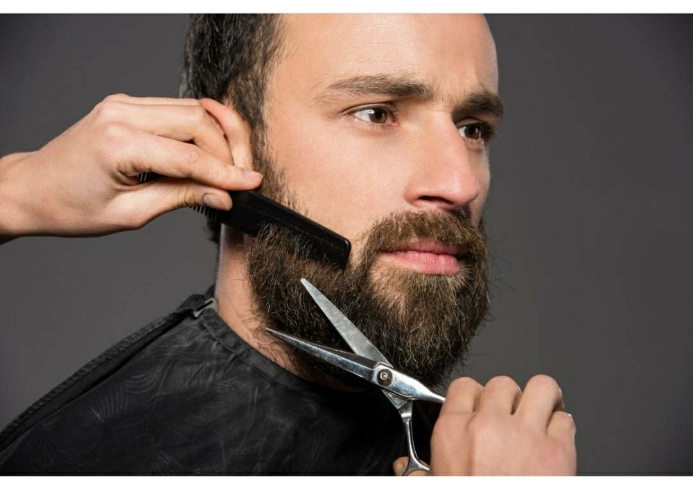 Man In The Mirror Barber Parlor Logo