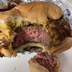 Cook Out - Raw burger