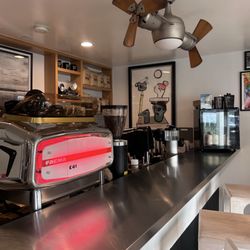 The bar area