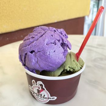 Sugar Mama Desserts - Ube & matcha (sooo good) - Ice Cream & Frozen Yogurt Near Me - Milpitas, California Sugar Mama Desserts - Ube & matcha (sooo good) - Ice Cream & Frozen Yogurt Near Me - Milpitas, California