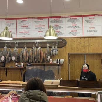 All'Antico Vinaio - Roma - Menu on the wall - Sandwiches Near Me - Rome, RM