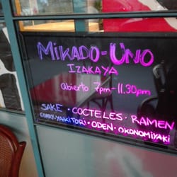 Mikado-Uno Izakaya - Sake, cócteles, ramen, curry, yakitori, oden, okonomiyaki