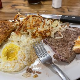 Steak and eggs Steak and eggs