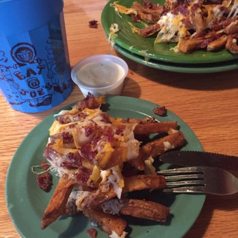 Eskimo Joe's - Loaded fries and a beer! - American Near Me - Stillwater, Oklahoma