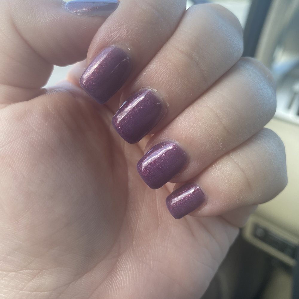 Acrylic nails with gel polish (polish #0114) Acrylic nails with gel polish (polish #0114)