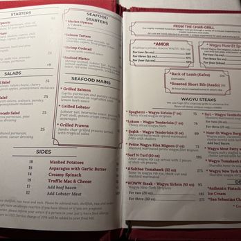 Nusr-Et Steakhouse - Menu - Steakhouses Near Me - Miami, Florida
